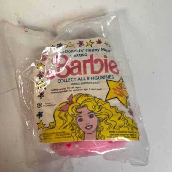 1990 McDonalds Barbie Happy Meal Toys Complete Set of 8 All Sealed Figurines Vtg - Picture 9 of 16